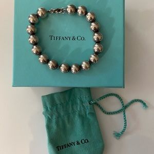 Authentic Tiffany & Co. sterling silver bead bracelet